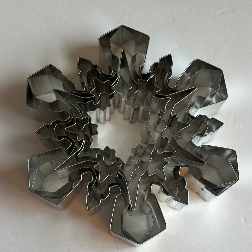 NWT Williams Sonoma Snowflake Cookie Cutter Set - Picture 5 of 7